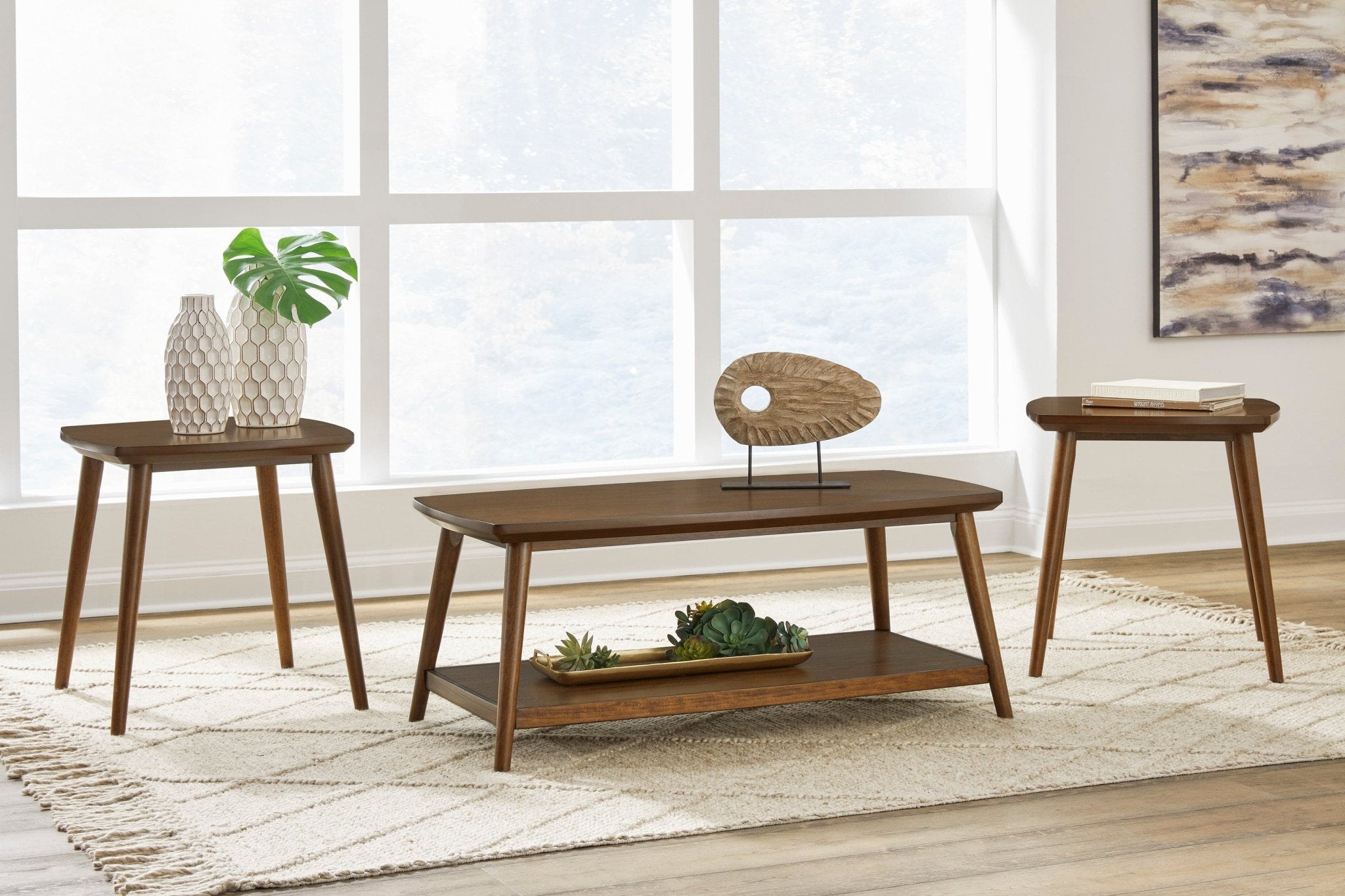 Mid-Century Modern Table Set - HER Home Design Boutique